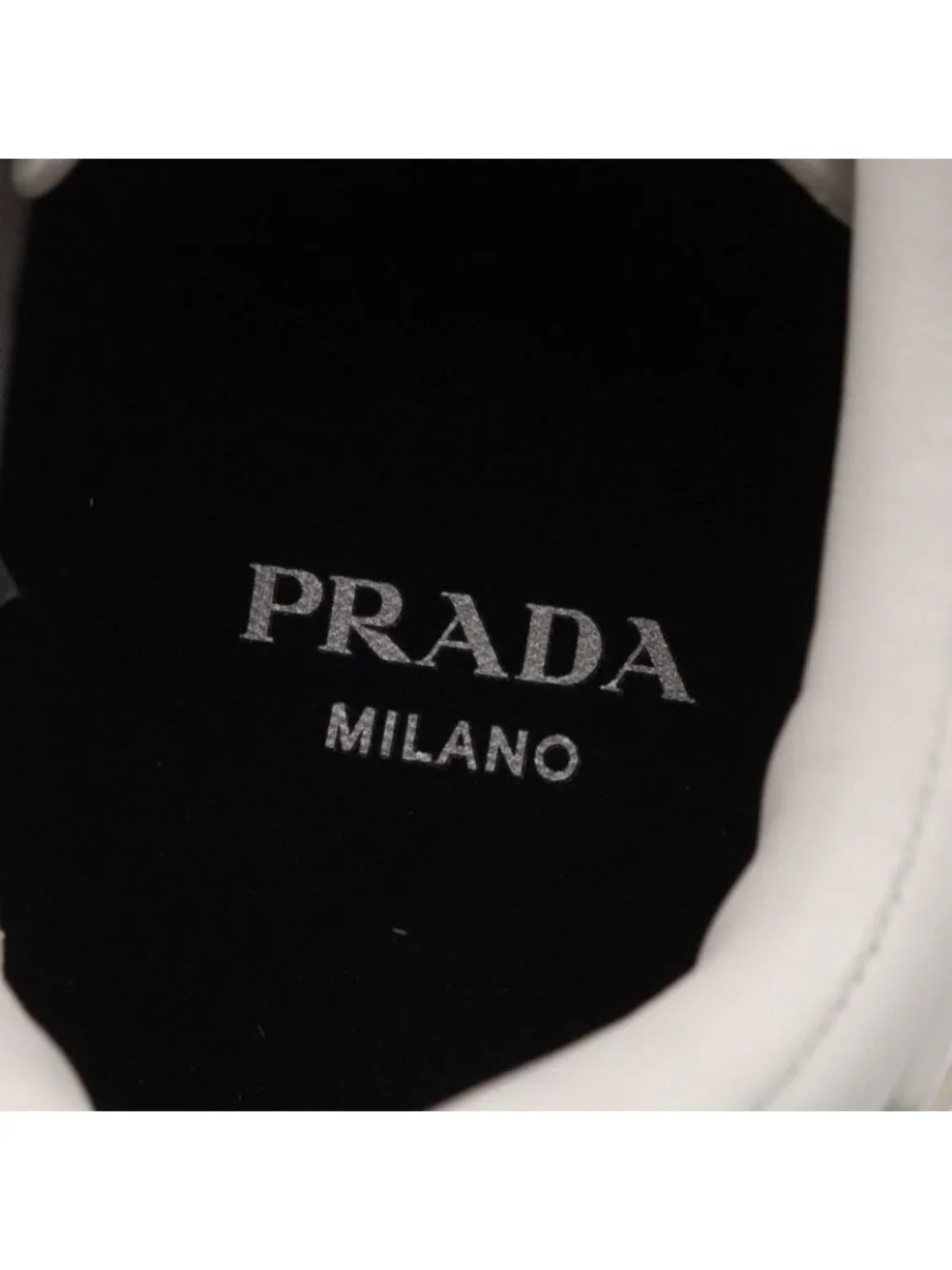 Prada Sneakers Triangle Logo Leather